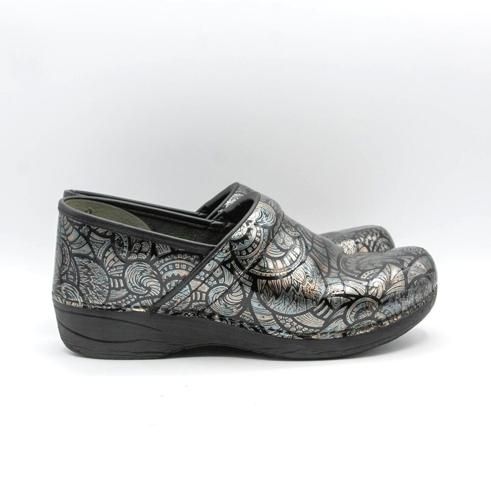 DANSKO Professional Clogs XP 2.0 Fossilized Patent Leather Nurses Shoes